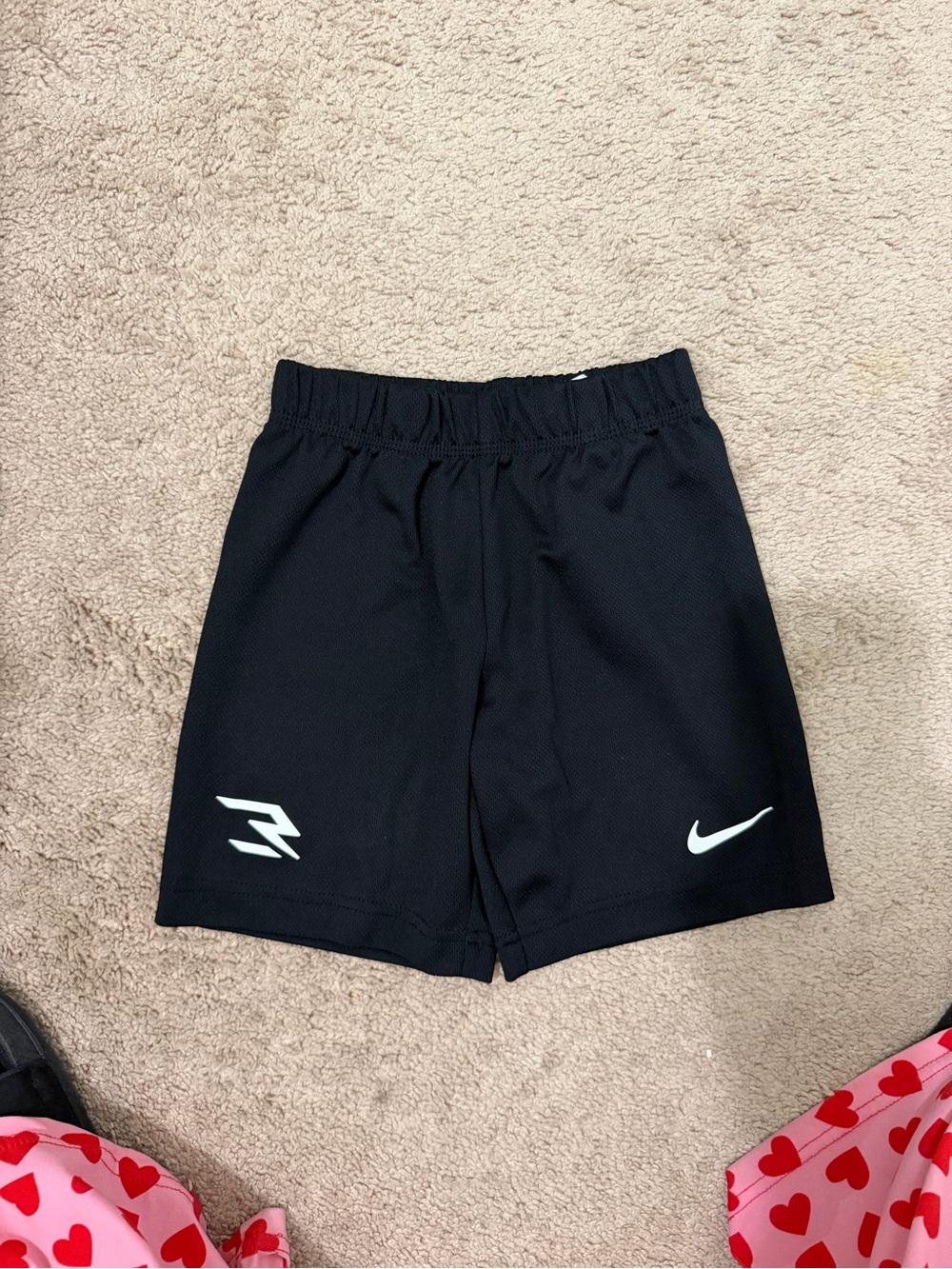 Nike Black Training Shorts with White Logos